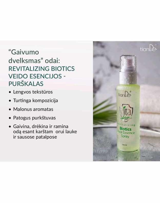 Revitalizing Biotics veido esencijos - purškalas, 100 ml