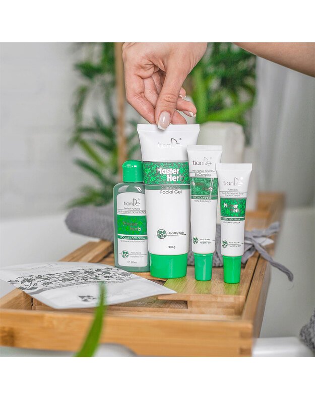 TianDe Kaukė veidui nuo spuogų ir randų iš Master Herb 35g