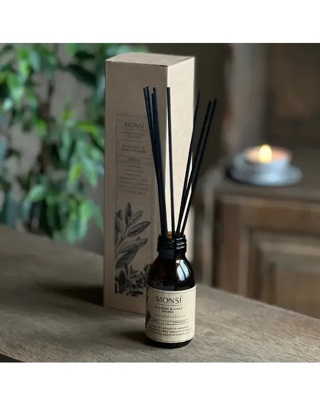 100ml. namų kvapas su lazdelėmis Šalavijas + jūros druska