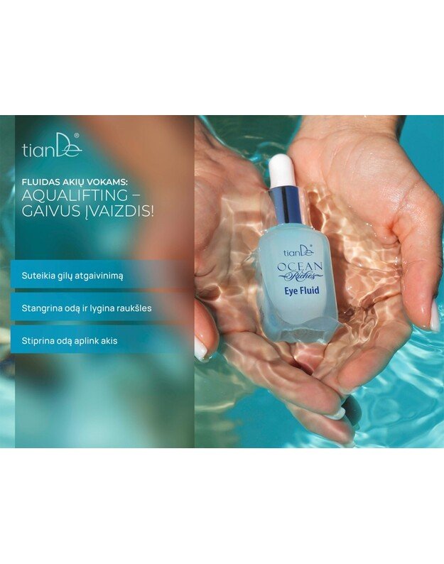 TianDe Losjonas akių vokams "Ocean Riches" 25ml 1