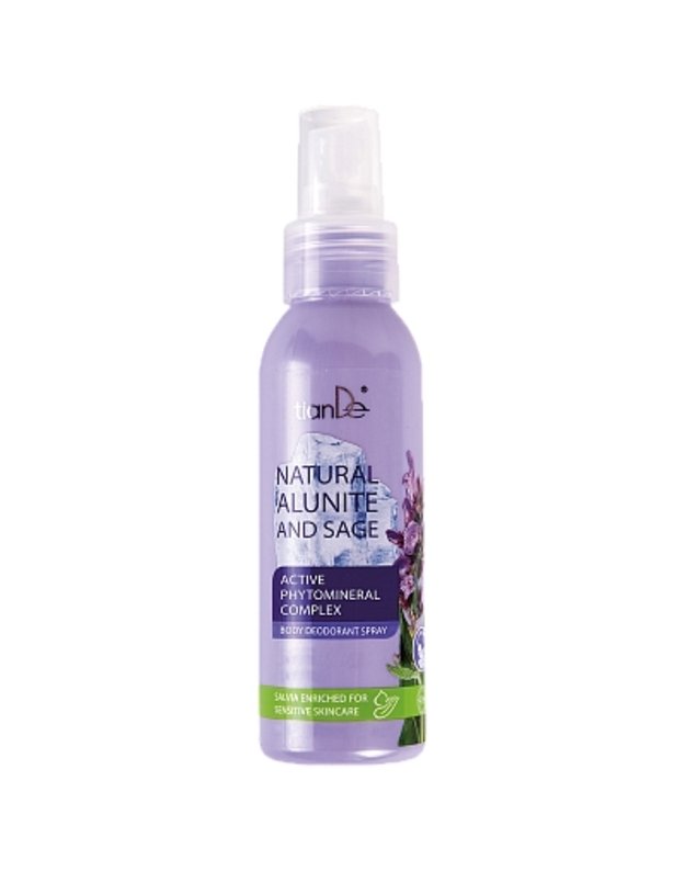 Purškiamas dezodorantas "Gamtinis alunitas ir šalavijas" nuo prakaito kvapo 100 ml