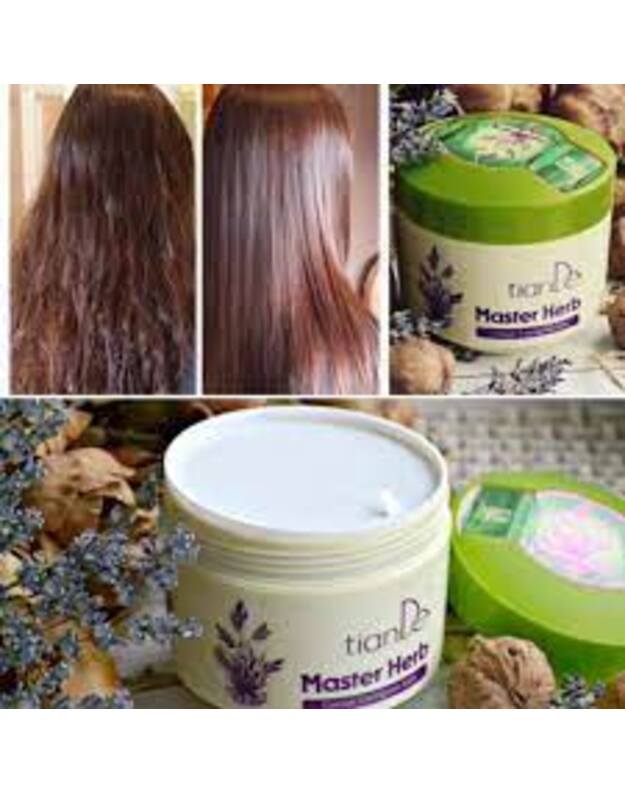 Rinkinys pažeistiems plaukams “Master Herb”, 420ml + 500g 2