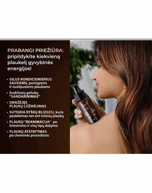 Argano aliejaus fluidas plaukams su amino rūgštimis, 50 ml