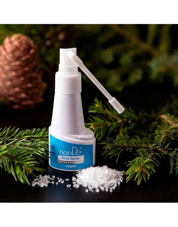 Taiga fitoncidų ir jūros druskos higieninis nosies purškalas, 35 g. 1