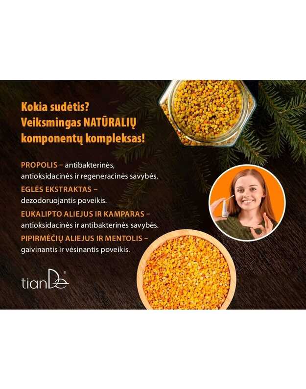 Higieninis burnos purškalas “Pušies eterinis aliejus ir propolis”, 35 g