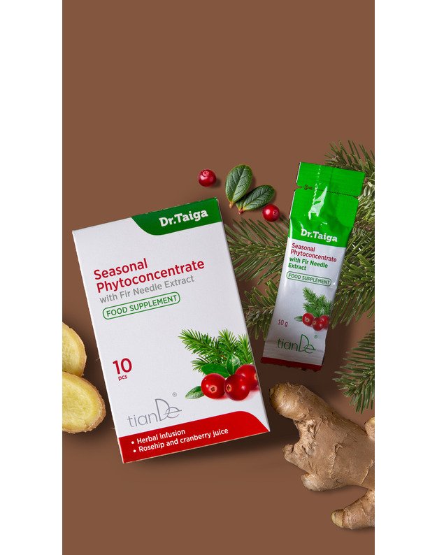 Fitokoncentratas su europinių kėnių spyglių ekstraktu 10 pakelių po 10 g. 1