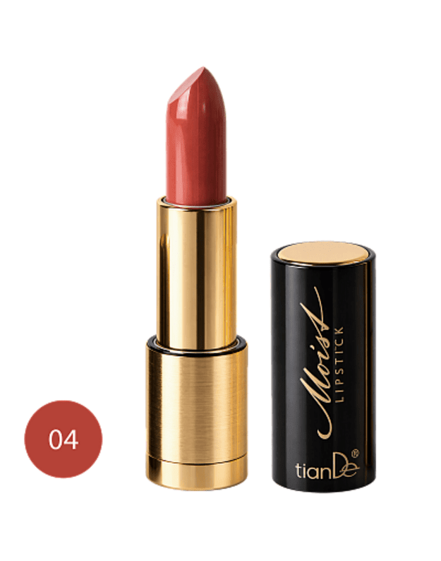 tianDe Drėkinamieji lūpų dažai TianDe Moist Lipstick, 04