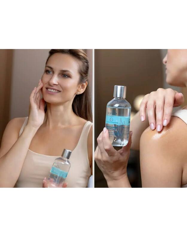 Hialurono veido ir kūno želė-losjonas su jūros dumbliais, 220 ml. 2