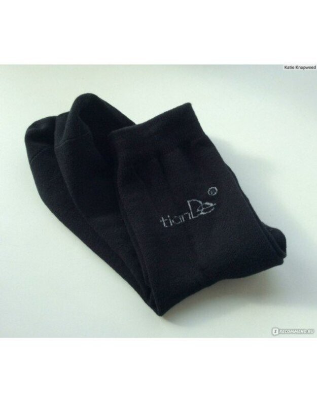 Medvilninės TianDe kojinės su taškiniu turmalino fiksavimu, 22 cm 1 pora