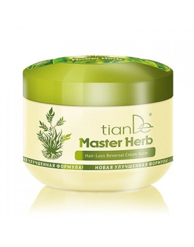 TianDe kremas - balzamas "Master Herb" nuo plikimo, slinkimo, plaukų retėjimo 500g